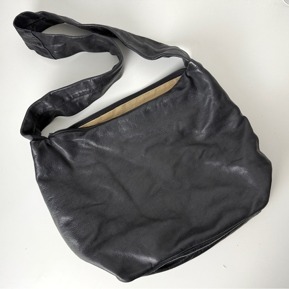 Julia Duren J. Duren Vintage Genuine Leather Hobo Crossbody Shoulder Bag… - Picture 1 of 11